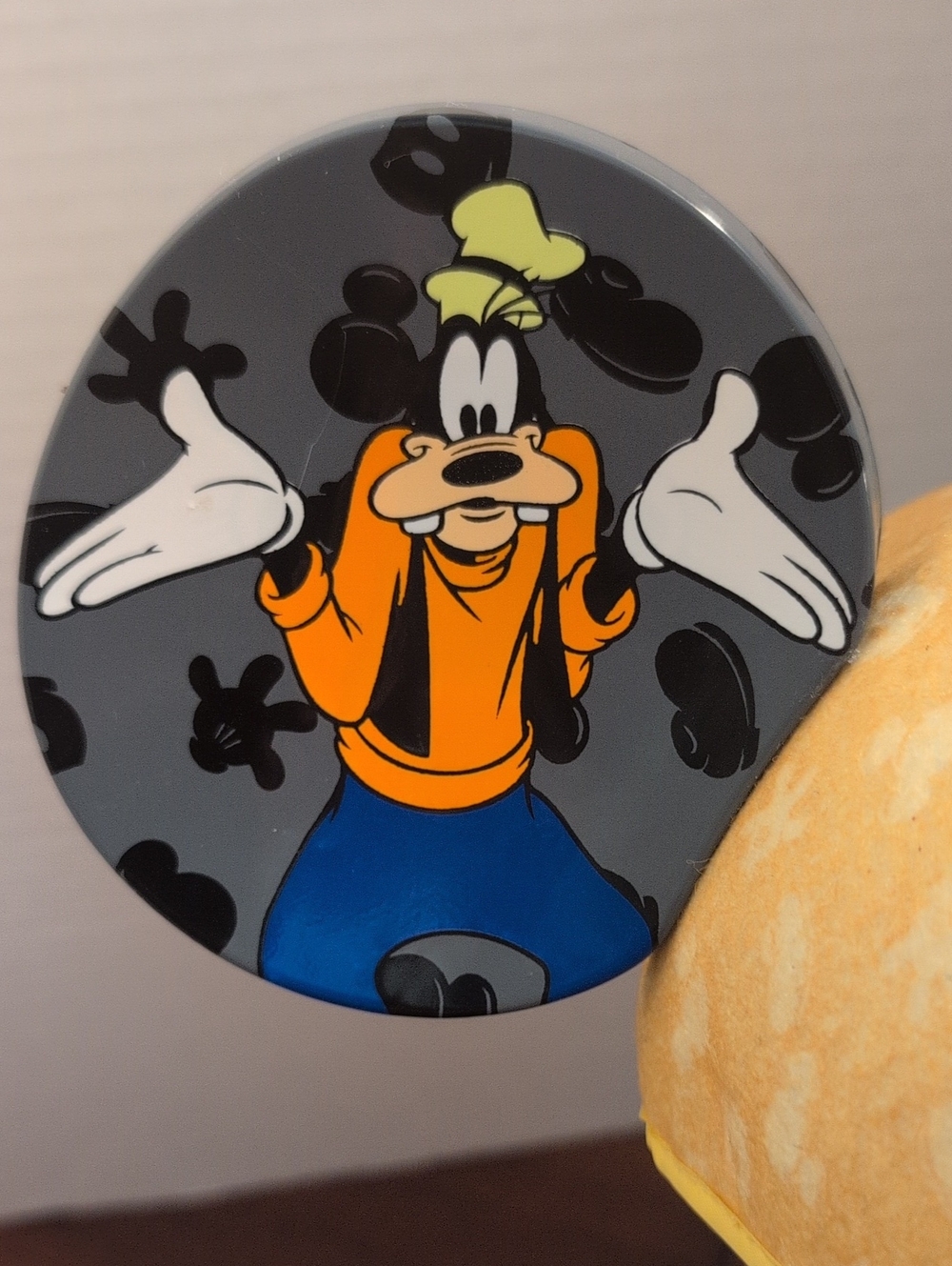 Vintage Disney Parks Yellow Mickey & Friends Ear Hat with Clear Character Ears - Picture 5 of 7